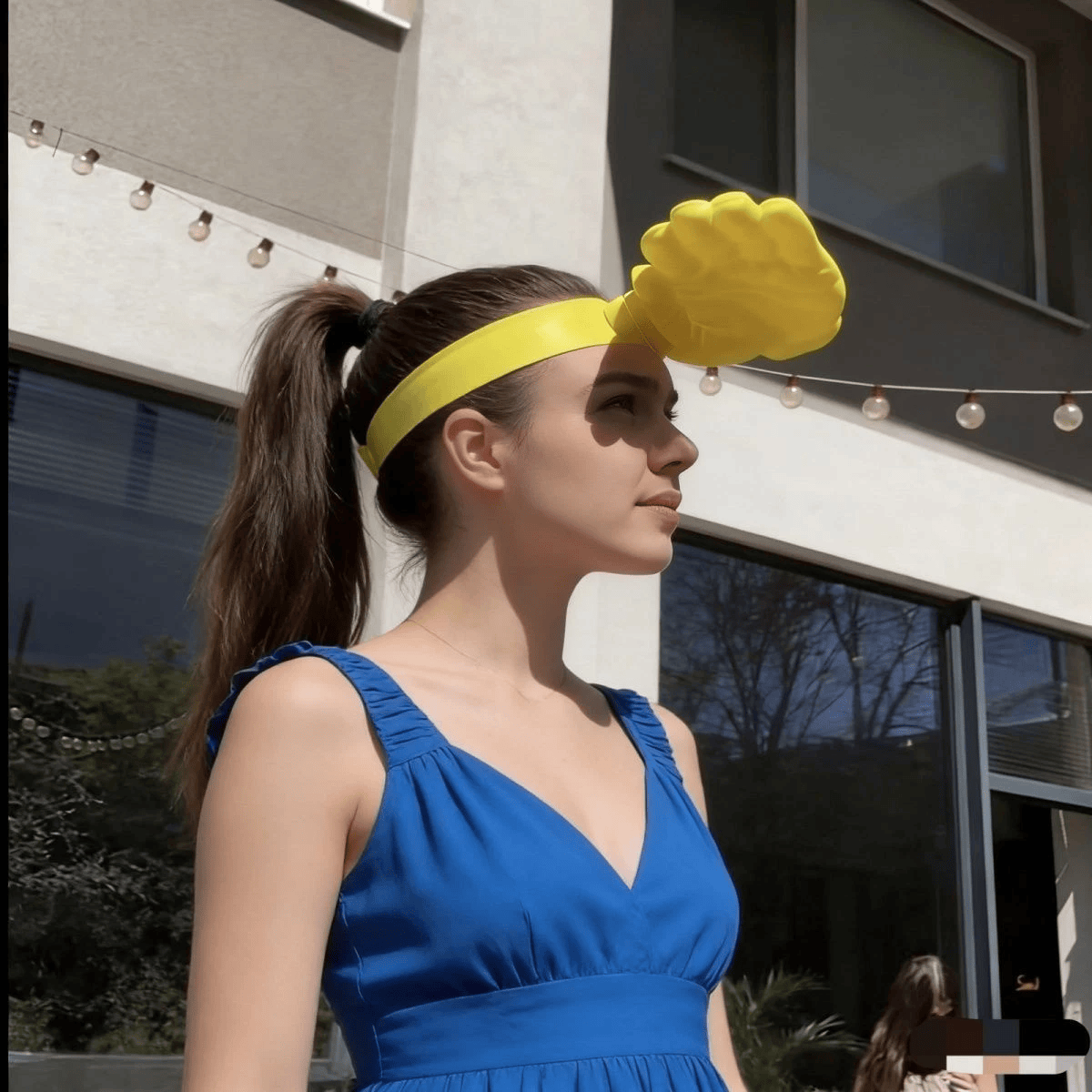 2026 Funny Palm-shaped Sun Hat Empty Top Hat Sun Visor Cap Summer Outdoor Sport - image 2