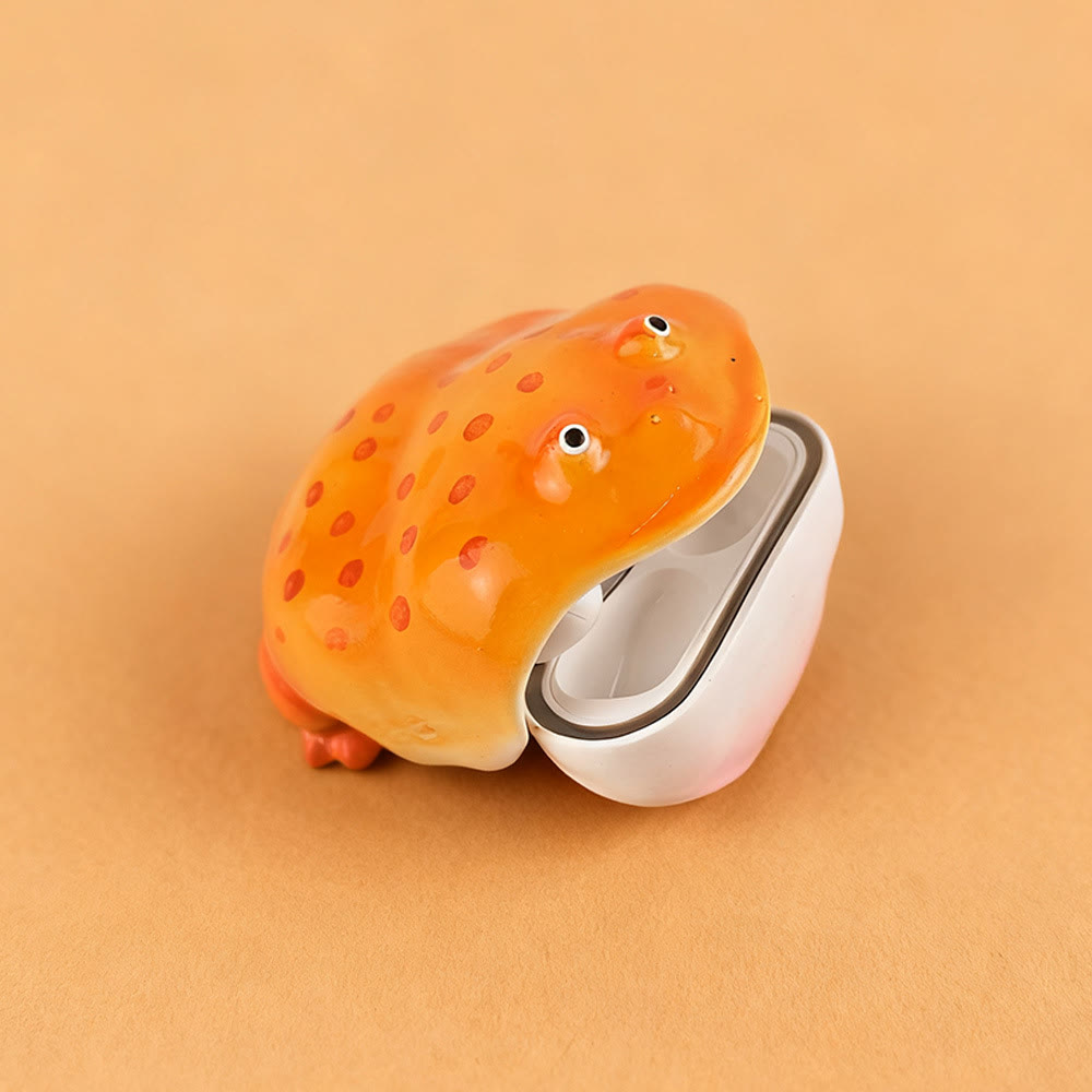 Ugly Frog Wireless Earphone Protector Case (C for airpods 3) - Orange Frog - image 10