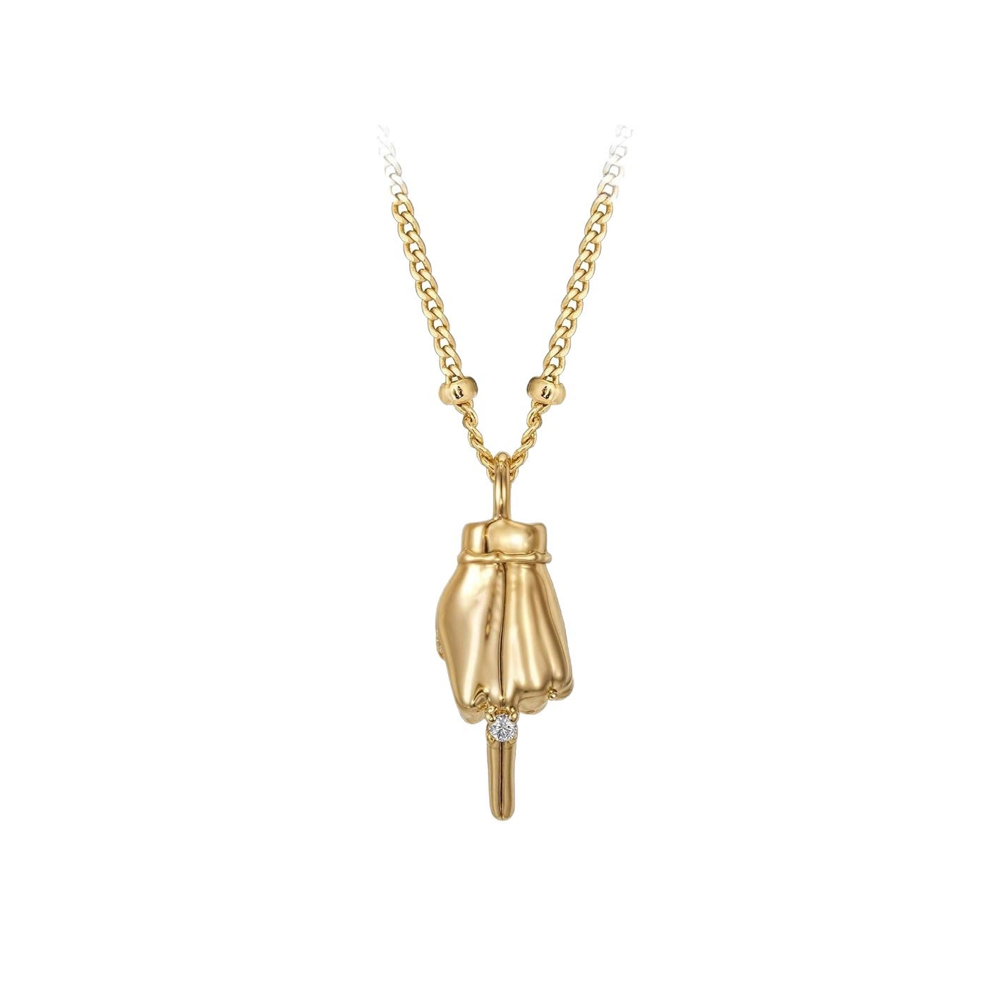 Hand Pendant Necklace for Women – Dainty Charm Chain, Trendy Statement Jewelry Gift - image 5