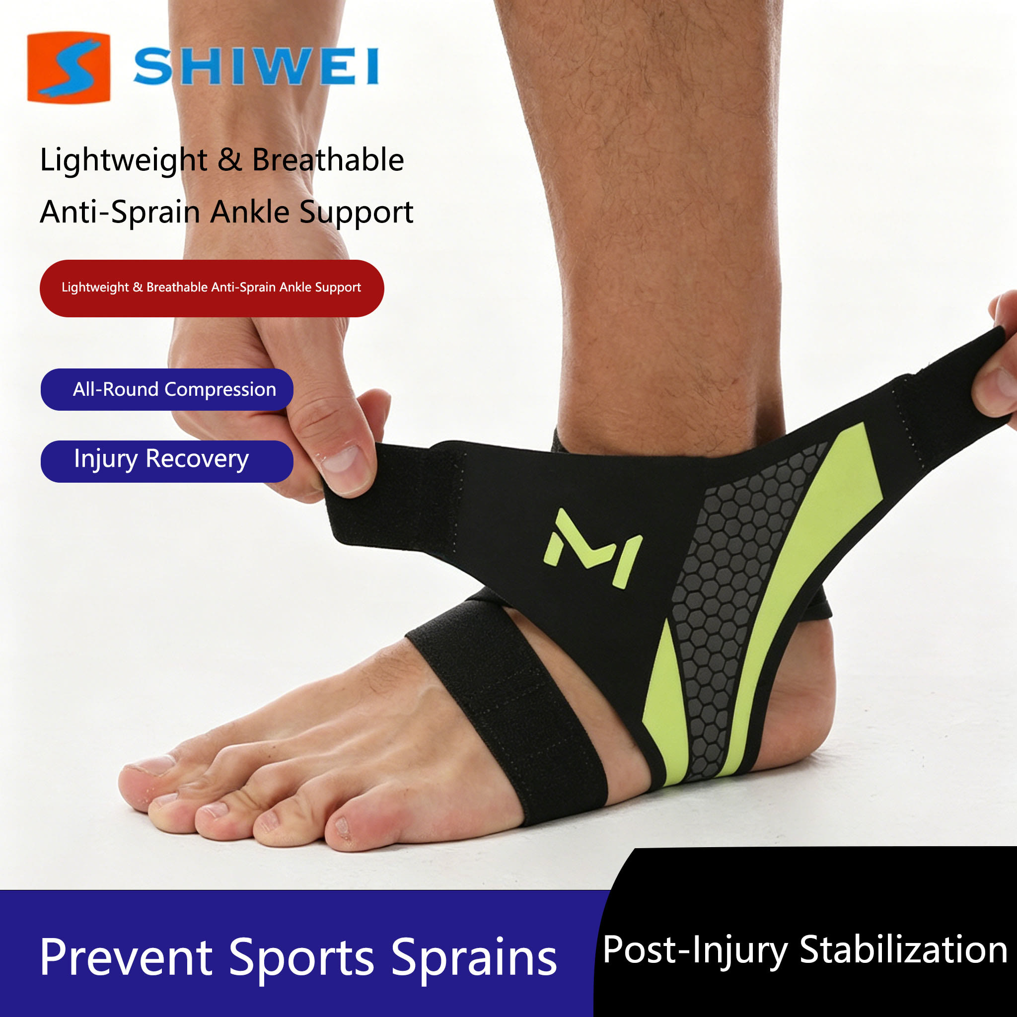  Breathable Ankle Support, Ankle Brace, Ankle Support for Sports - image 3
