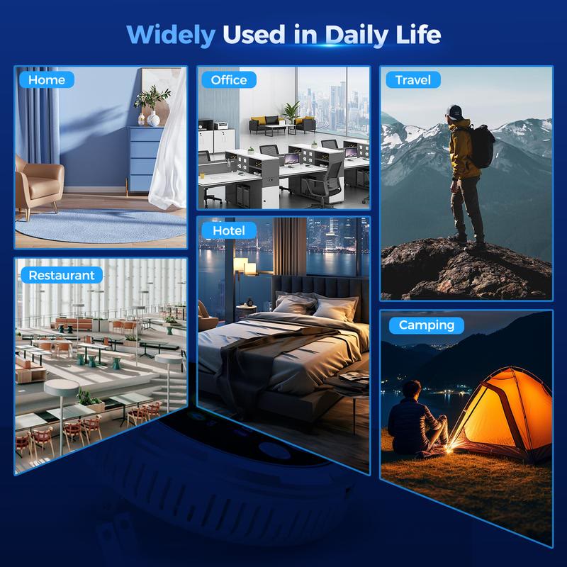 5-in-1 Portable Detector with Temperature Humidity Sensors Plug-and-Play Design - image 3