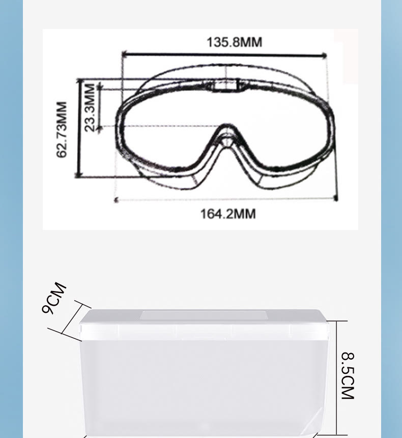 2 Pack Kids Swim Goggles For 3-15 Uv Protection Anti-fog High Definition Waterproof  - image 8
