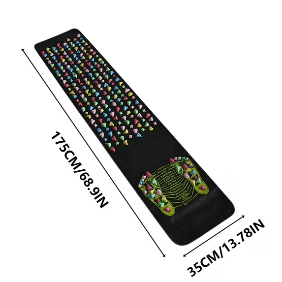 1 Pack Foot Acupressure Mat for Relaxation & Pain Relief - 175*35cm - image 4