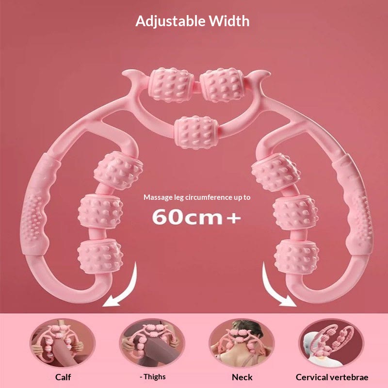 Multifunctional 9-Wheel Leg Massager, Relax Calf Muscle Dredge Meridian for Workout Yoga - image 3