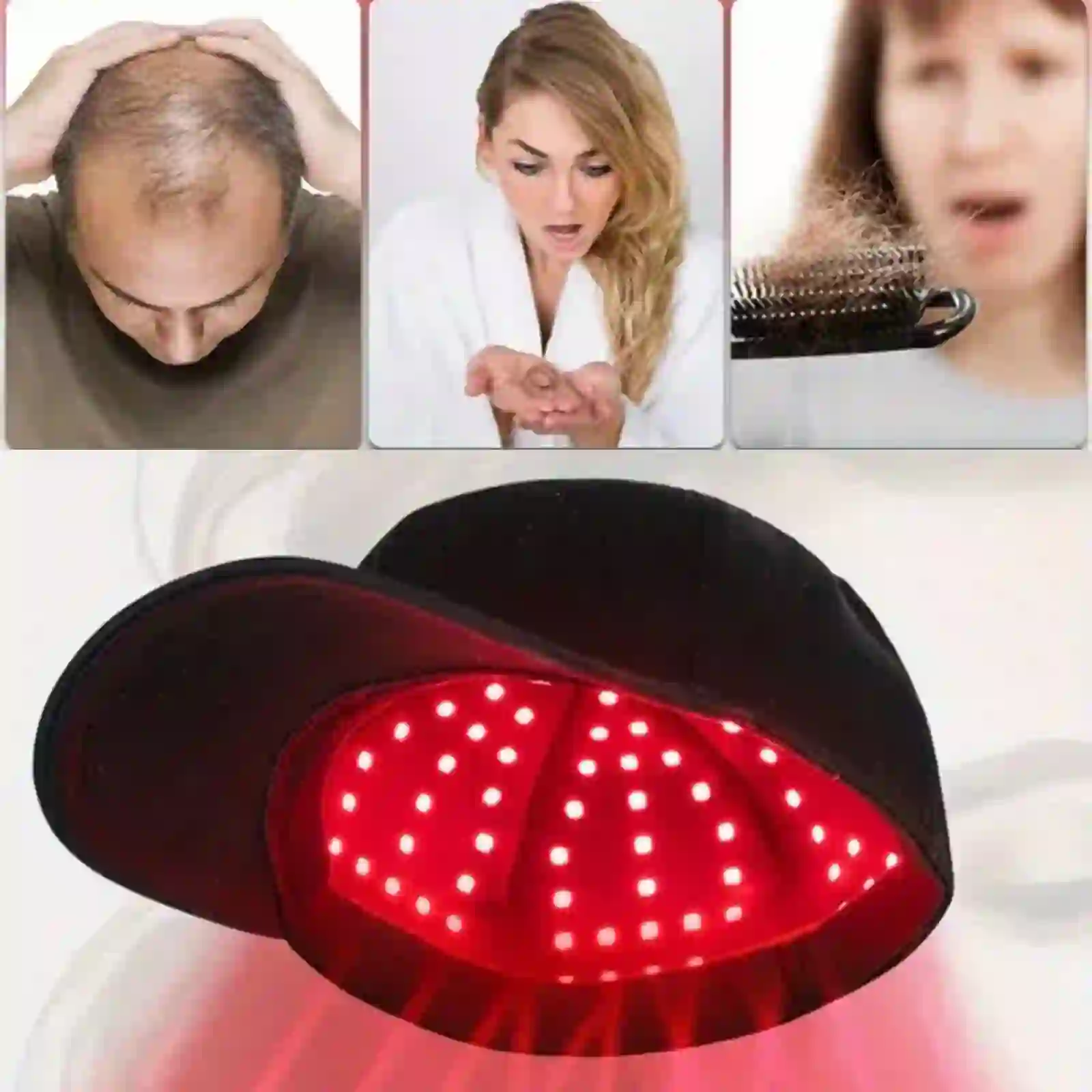 Infrared Hair Growth Cap | Red & Blue Light Therapy Care & Density Sessions - image 8