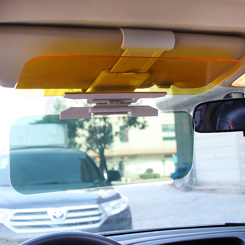 Car Sun Visor, Car 2 in 1 Day and Night Anti-Glare Mirror - image 6