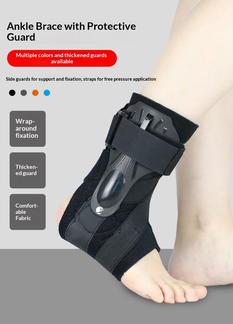 Adjustable Ankle Support Brace, Adjustable Support for Sprained Ankle & Sports Protection - image 5