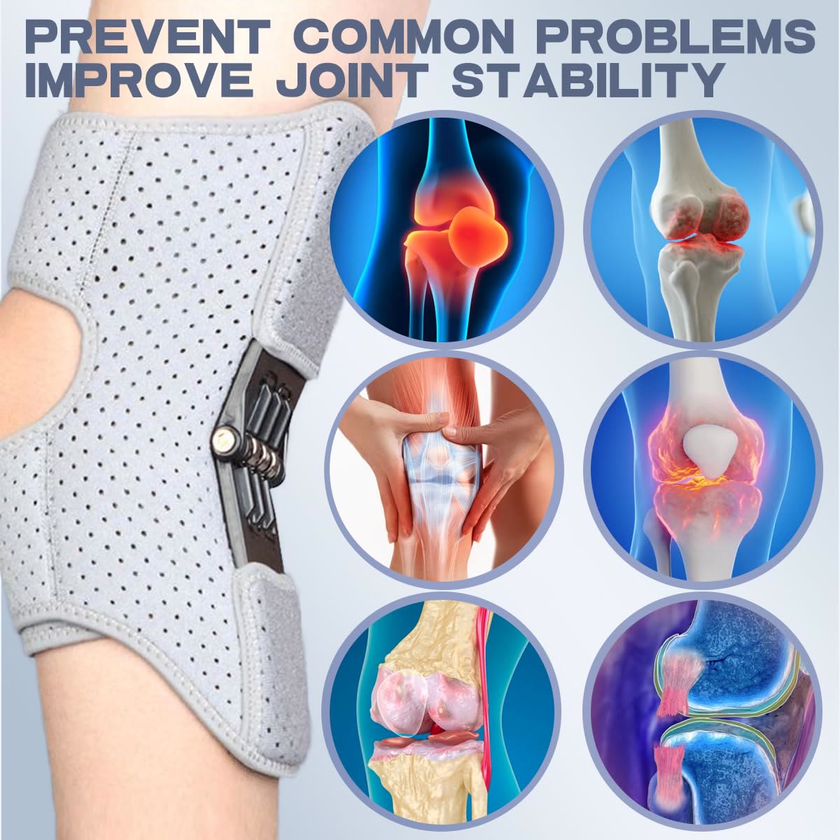 Knee Booster,KneeBooster Brace Joint Support Spring Stabilizer（2pcs) - image 2