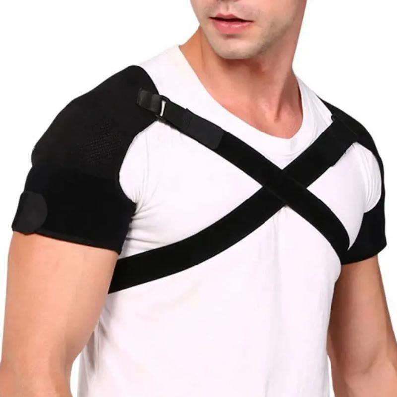 Adjustable Double Shoulder Brace with Dual Straps - image 3