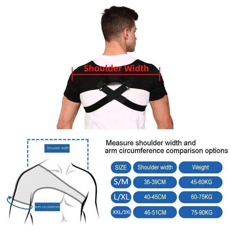 Adjustable Double Shoulder Brace with Dual Straps - image 6