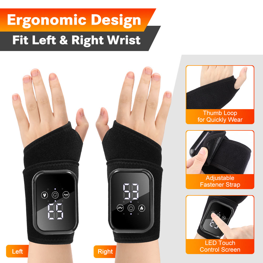 Hand relief device, alleviates carpal tunnel syndrome, arthritis, and wrist pain — rechargeable and portable - image 2