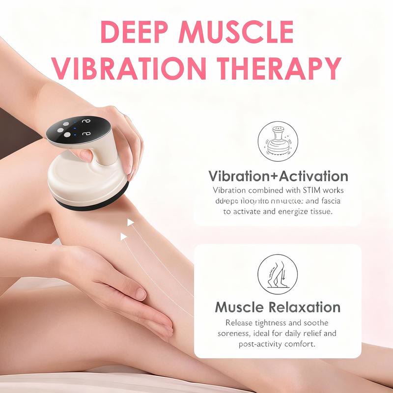 3 in 1 Electric Handheld Body Massager with Heat & Vibration - image 2