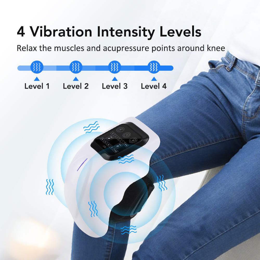 Cordless Knee Massager with Heat, Vibration & Infrared Therapy for Joint Pain Relief - image 3