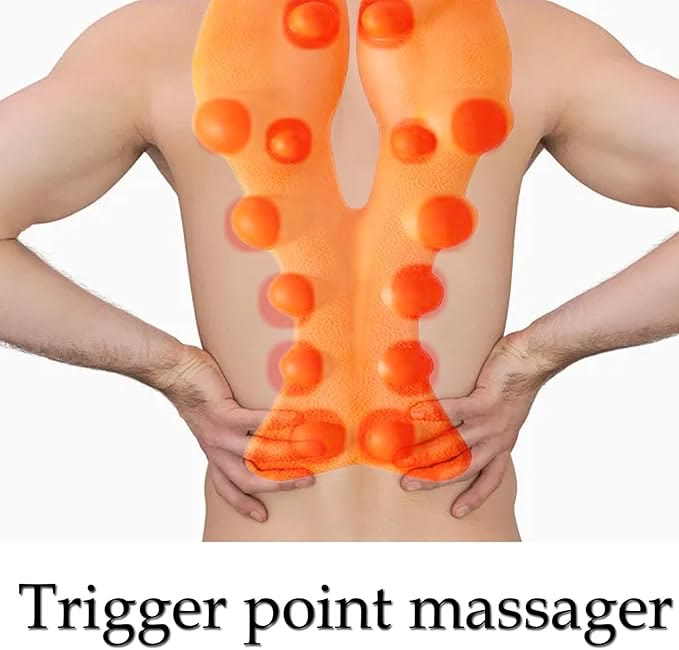 Cervical & Lumbar Massage Pillow - Shiatsu Trigger Point Therapy for Pain Relief - image 9