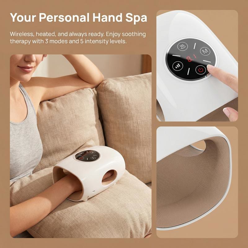 Cordless Hand Massager with Heat & Air Compression - image 5