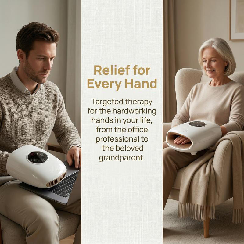 Cordless Hand Massager with Heat & Air Compression - image 8