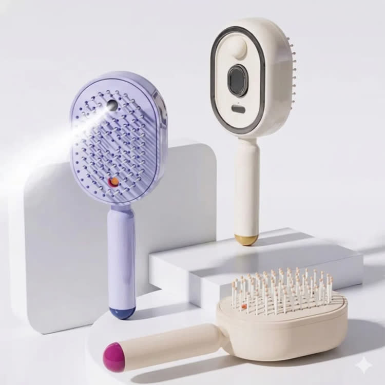 Hair Care Soft And Smooth Essential Oil Massage Electric Spray Comb - image 3