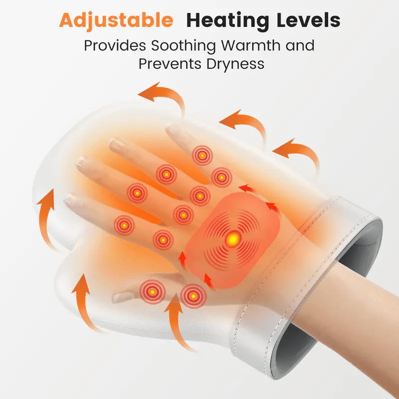 Smart Hand Massager with Heat & Air Compression for Fingers & Wrist - image 4