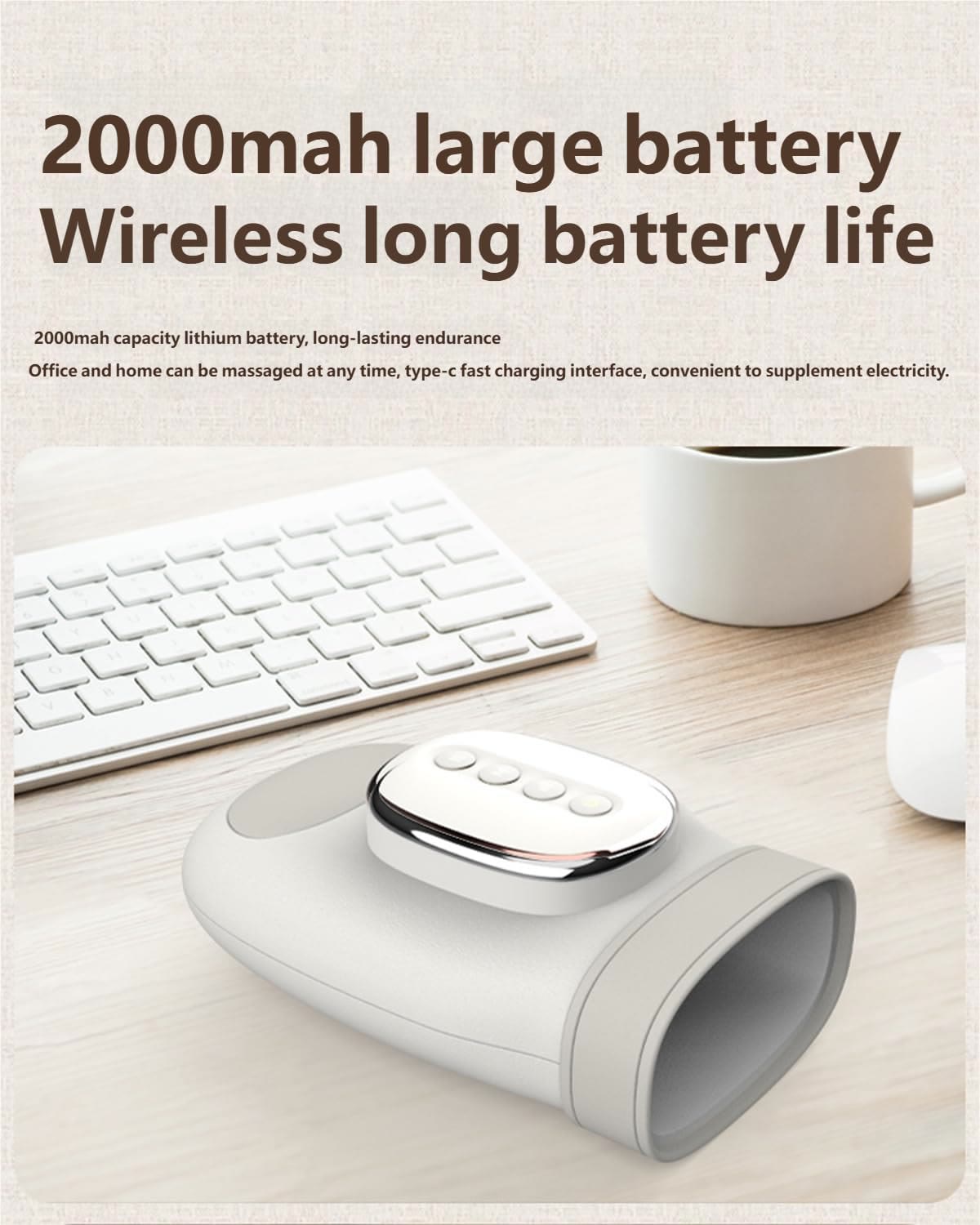 Smart Hand Massager with Heat & Air Compression for Fingers & Wrist - image 12