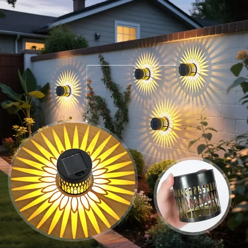 Solar Waterproof Outdoor Lights for Garden Stairs Deck Railing - B - 🔥🔥BUY 3(Save $30) - image 10