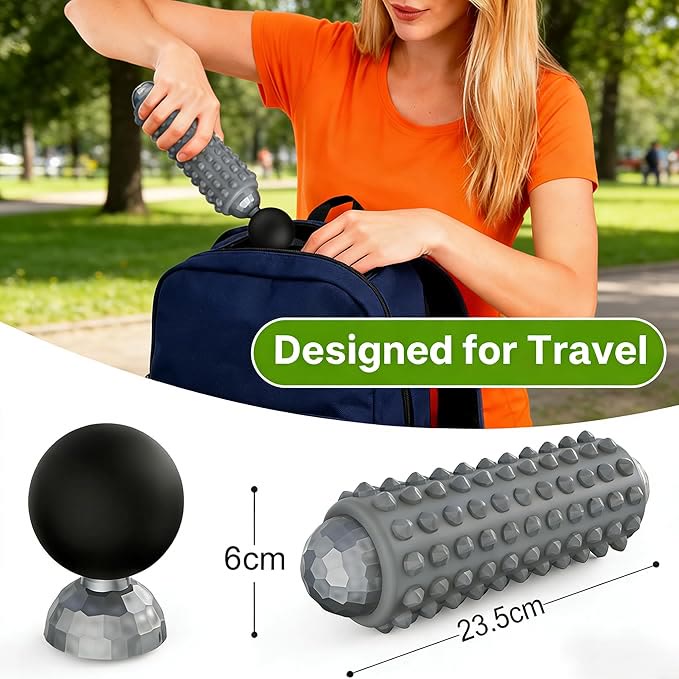 Mini Electric Massage Roller 4 Speeds Vibrating Massage Ball - image 2