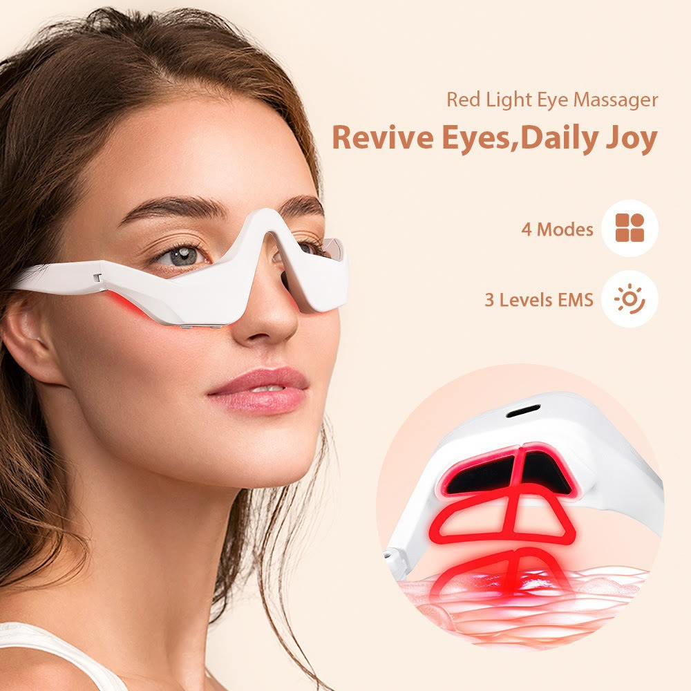 Under-Eye Red Light Therapy Device EMS Eye Massager - image 1