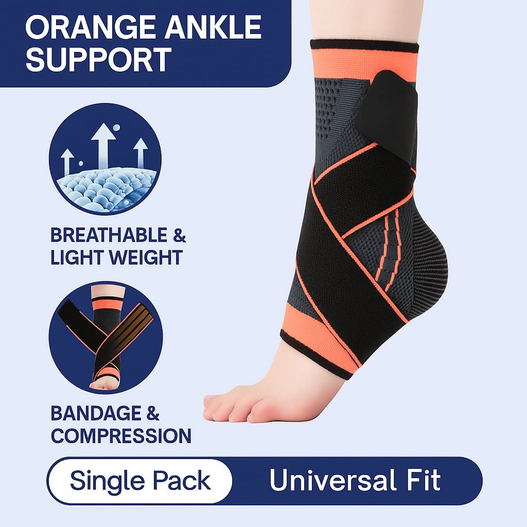 Recover Ankle Sleeve - Ankle Brace Foot & Heel Wrap , Suitable for Outdoor Activities - image 3