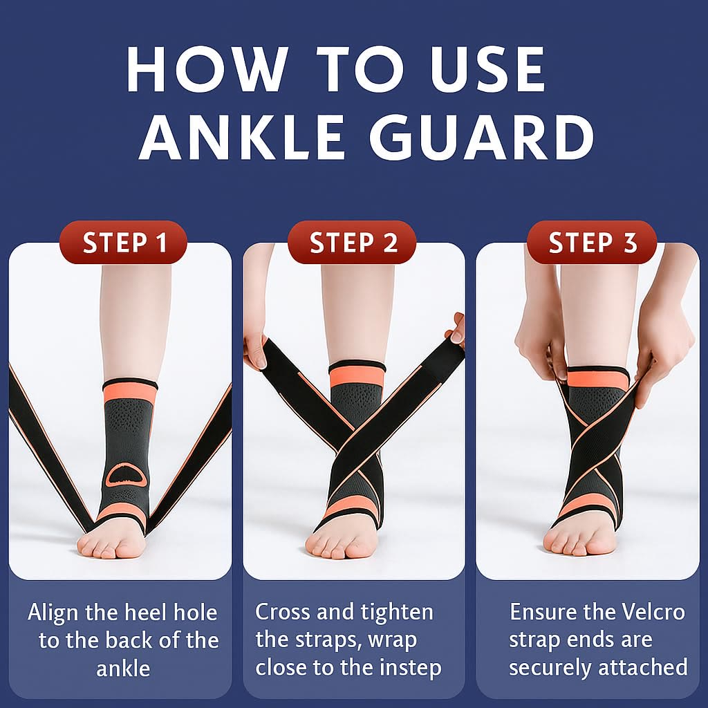 Recover Ankle Sleeve - Ankle Brace Foot & Heel Wrap , Suitable for Outdoor Activities - image 5