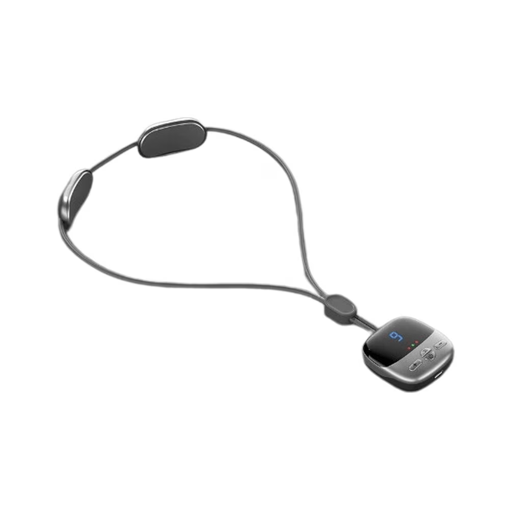 Heat Neck Massager 4 Dual Pulse Modes USB Rechargeable Deep Pain Relief - image 1