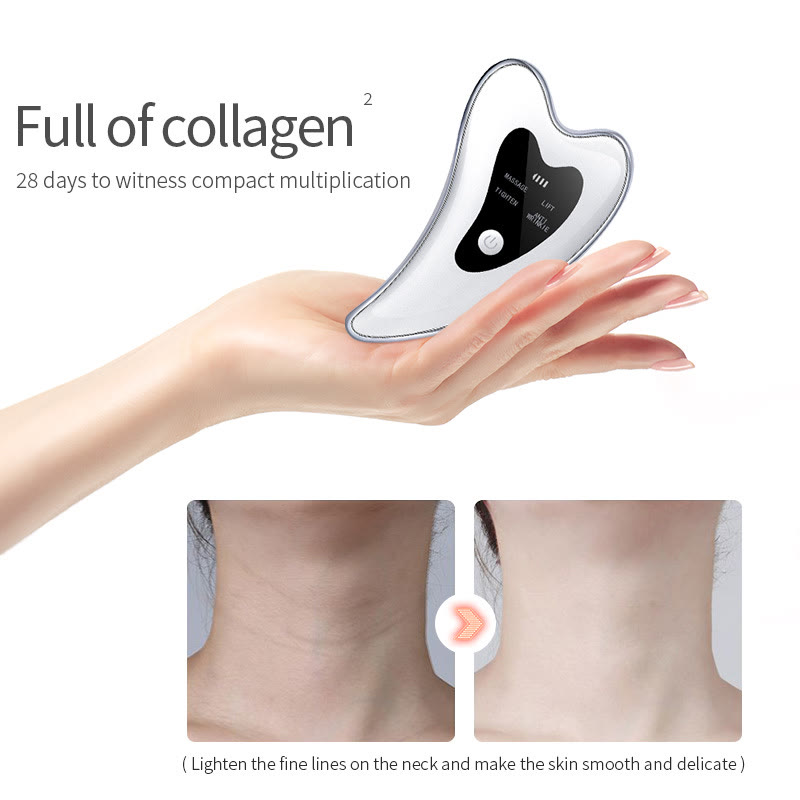 Portable Electric Heating Gua Sha Massager, Heated Scraping Massage Tool for Back & Body Skin Care - image 2
