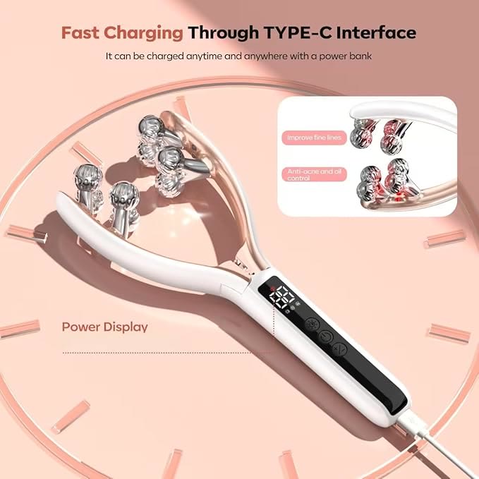  Facial Massager Face and Neck | Shaper & Slimmer for Women  - Champagne - image 1