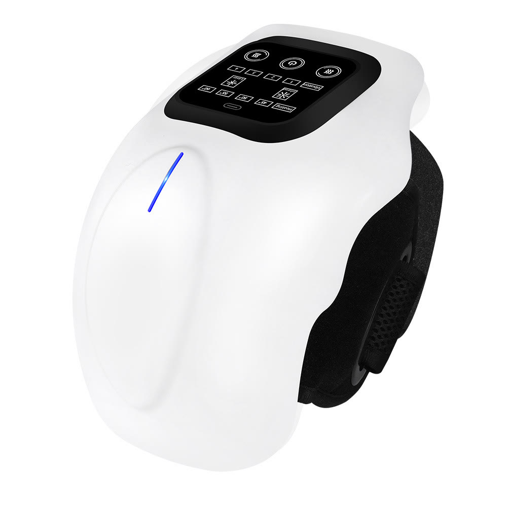 Infrared hot compress therapy device knee massager,home massage, Lightweight - White - image 9