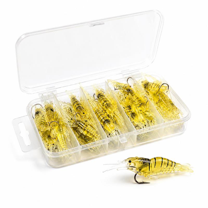 Soft Silicone Shrimp Fishing Bait with Lifelike Swimming Action - image 1