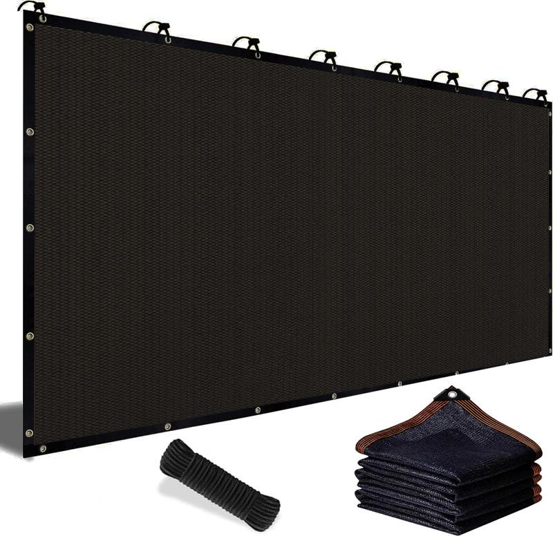Blackout Cloth (Black) - 10 x 13ft UV-Resistant Shade Net with Reinforced Rivets - Black - image 1