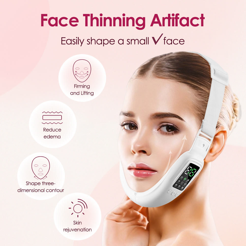EMS Facial Massager with LED Light for Face & Jawline - image 1