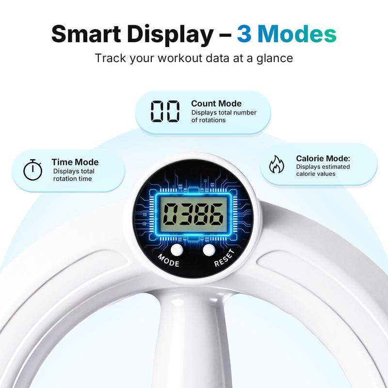 360° Gyroscopic Wrist Trainer with Digital Counter for Grip & Forearm Strength - image 2