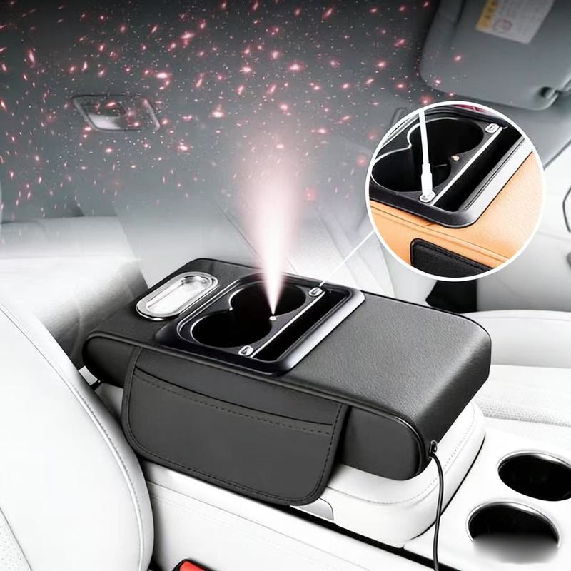 2026 New Model Car Armrest Box Height Riser - Nappa Leather & Memory Foam Car Accessories - image 2