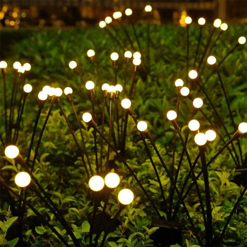 Outdoor Solar Firefly Lights, Waterproof Garden Stake Lights  - Warm Light（10-light） - 🔥🔥6PCS(Save $25) - image 11
