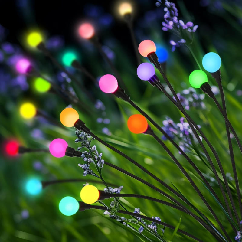 Outdoor Solar Firefly Lights, Waterproof Garden Stake Lights  - Colored Light（10-light） - 🔥🔥6PCS(Save $25) - image 10