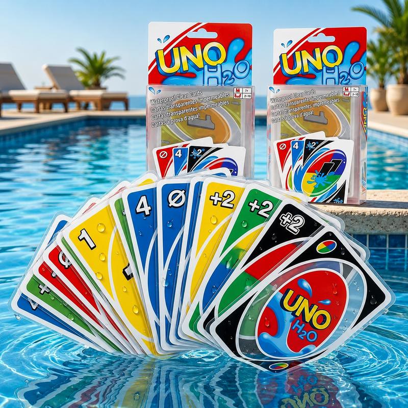Waterproof Clear Playing Cards, Plastic Card Game for Pool, Beach, Camping & Travel - Transparent - 🔥🔥BUY 3(Save $25) - image 1