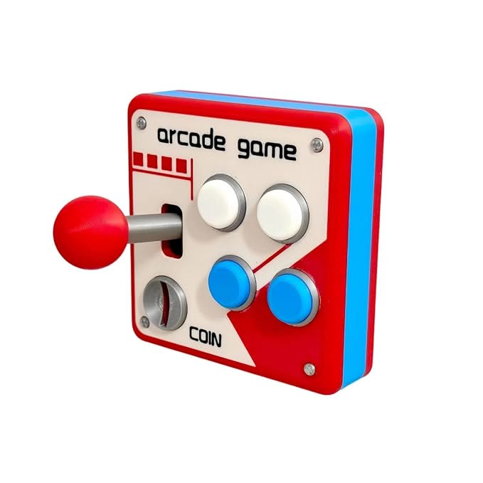 Retro Arcade Switch Panel, Classic Joystick Button Wall Plate - image 4