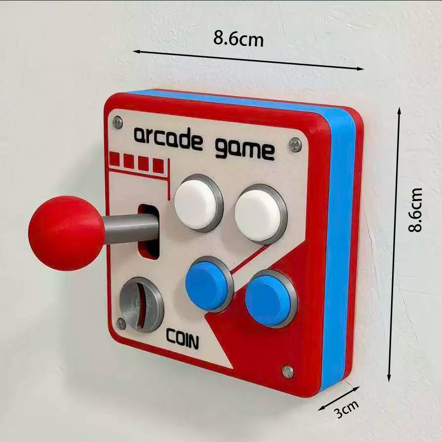 Retro Arcade Switch Panel, Classic Joystick Button Wall Plate - image 9