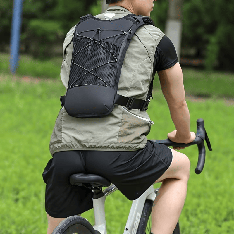 Tactical Hydration Vest Backpack, Multi-Pocket Running & Cycling Chest Pack - image 3