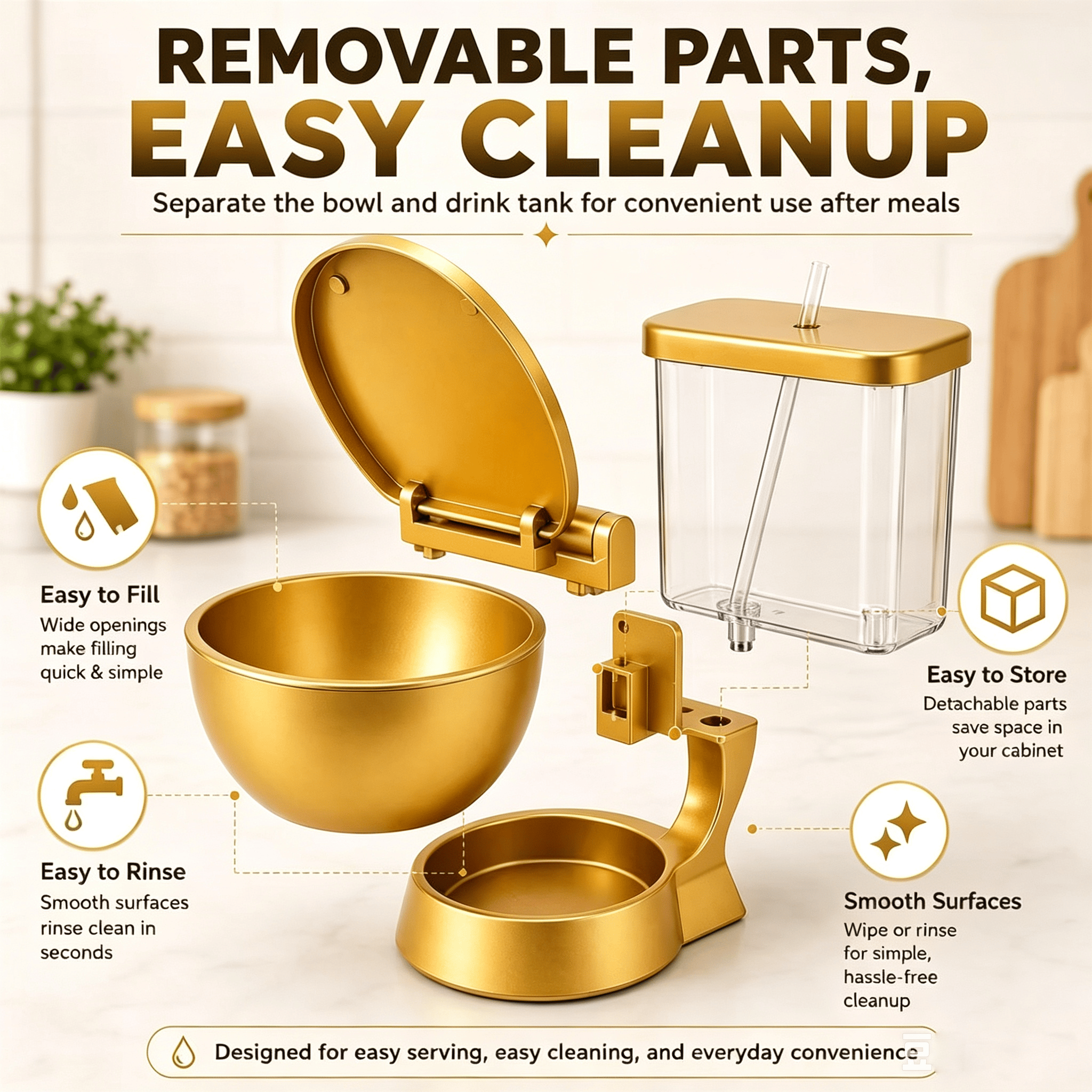 2-in-1 Golden Toilet Shaped Ramen Bowl with Drink Cup, Funny Party Gag Bowl - image 2