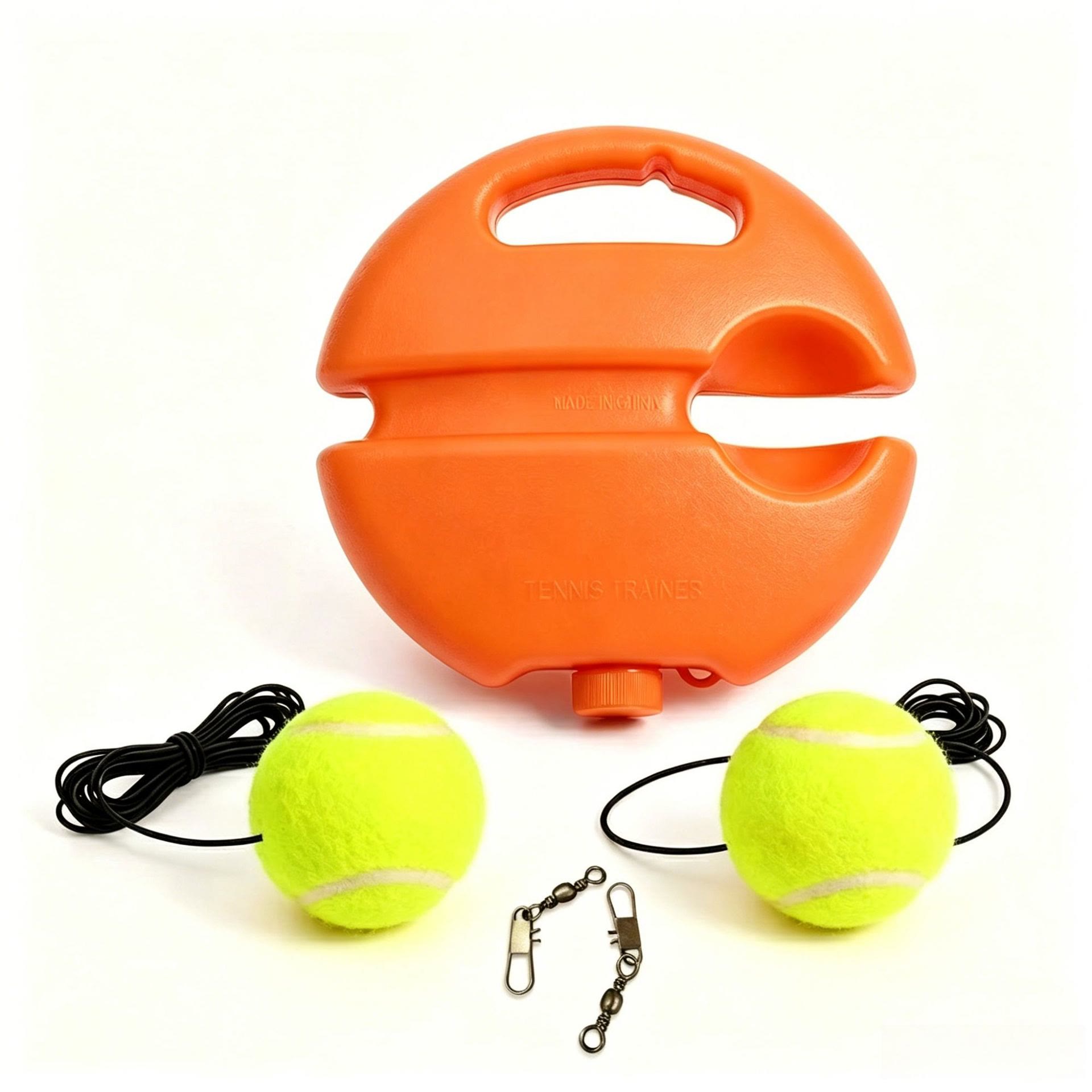 Tennis-Trainer Set 2pcs Tennis Bouncing Balls Tennis Ball |  Portable Innovative Ball Game for Outdoors - Orange - 🔥BUY 2(Save $10) - image 10