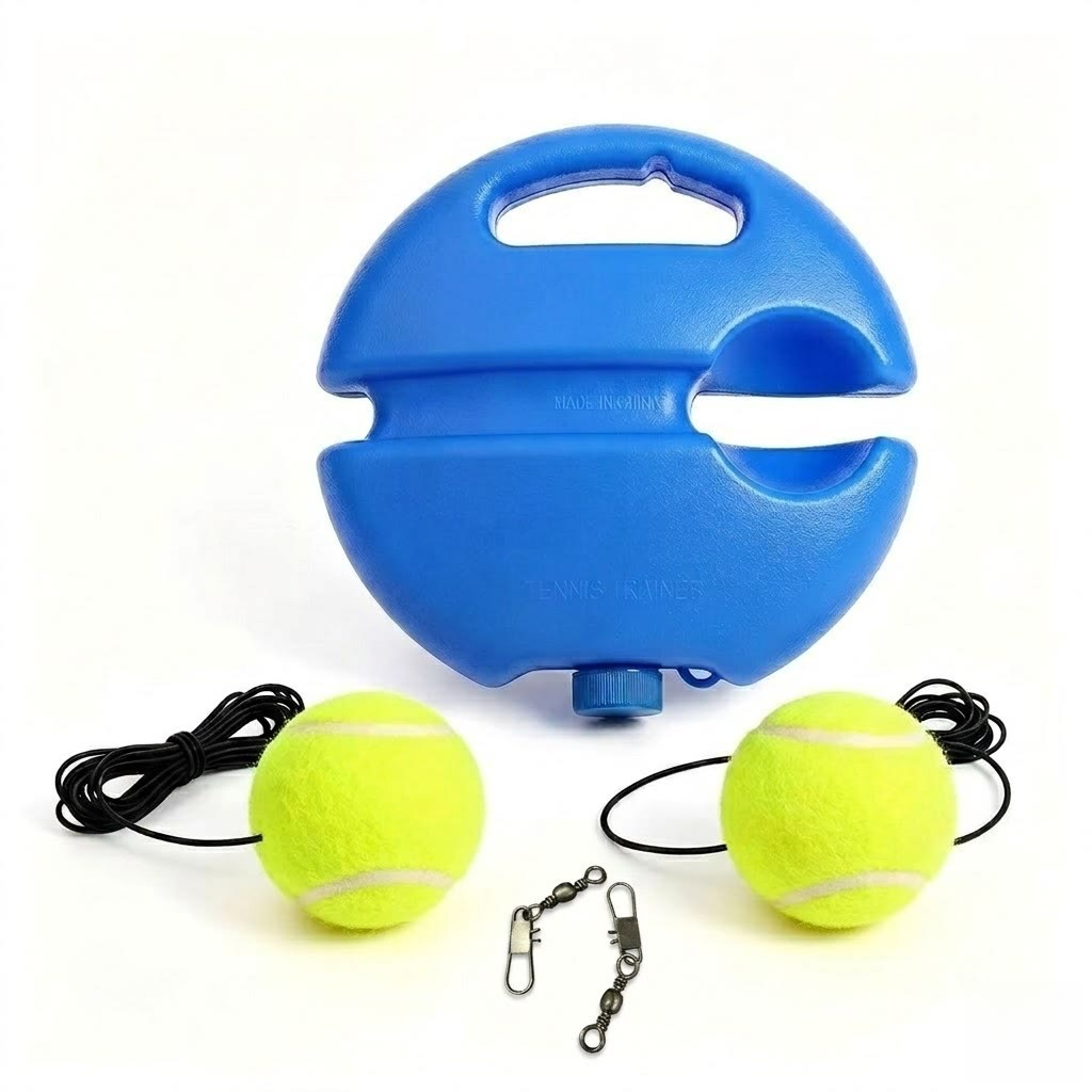 Tennis-Trainer Set 2pcs Tennis Bouncing Balls Tennis Ball |  Portable Innovative Ball Game for Outdoors - Blue - 🔥BUY 2(Save $10) - image 9