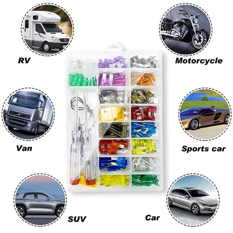306PCS&Car Blade Fuse Assortment Set withAssorted Car Blade - image 11