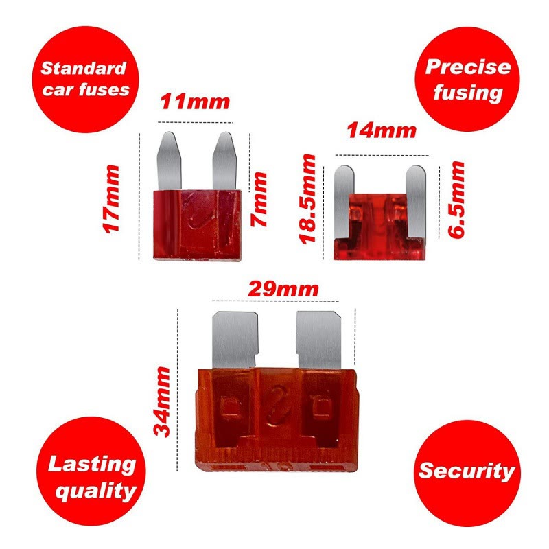 306PCS&Car Blade Fuse Assortment Set withAssorted Car Blade - image 10