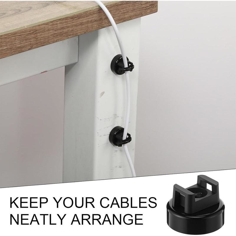 Heavy-Duty Magnetic Cable Tie Mounts, 22mm Magnetic Zip Tie Mount Bases - image 3
