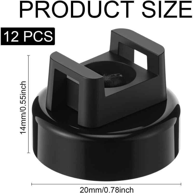 Heavy-Duty Magnetic Cable Tie Mounts, 22mm Magnetic Zip Tie Mount Bases - image 2